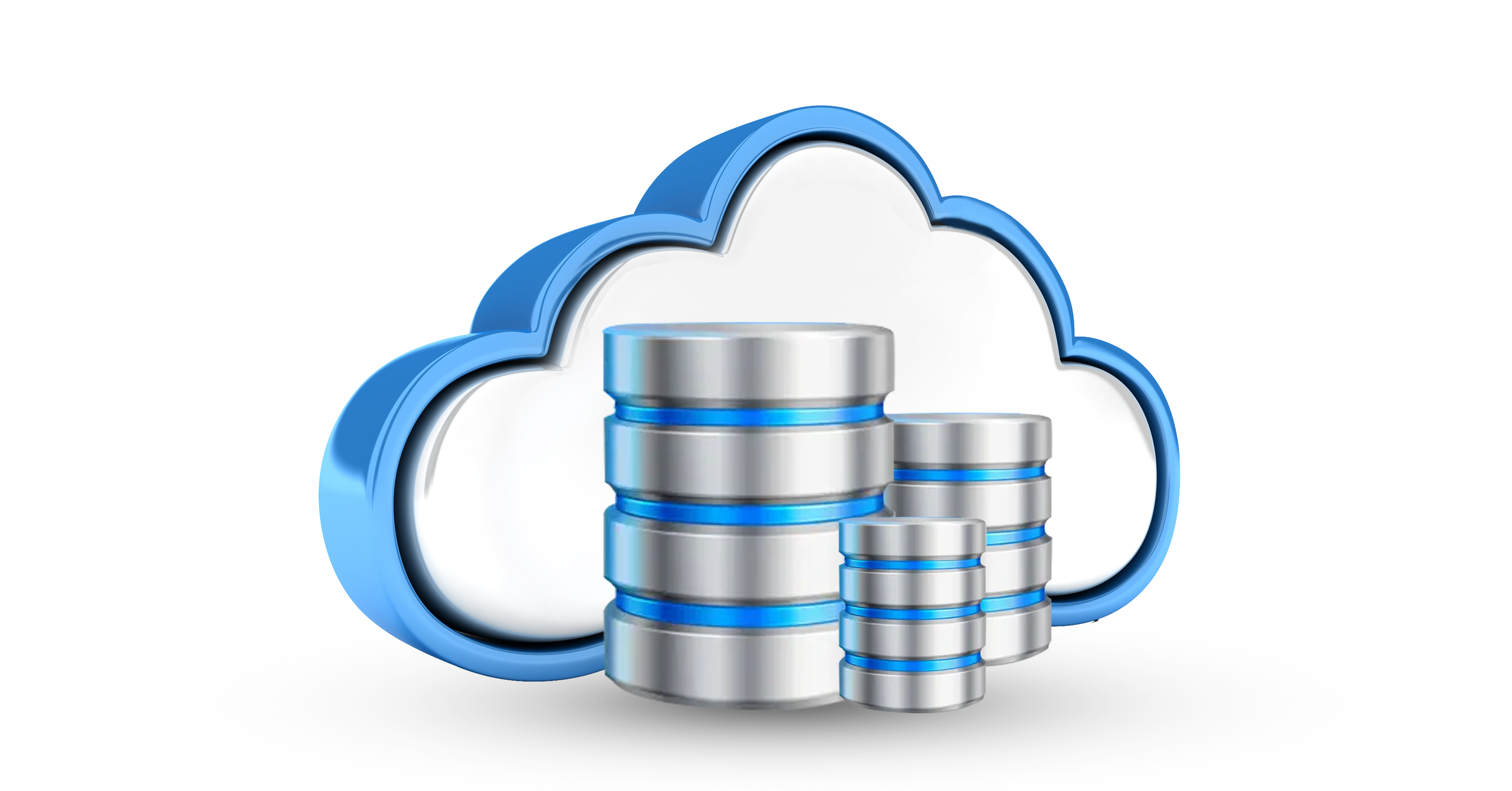 blue outlined cybersecurity cloud